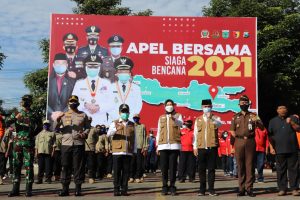 BEKERJASAMA DENGAN PEMKOT , POLRES BATU SIAGAKAN PASUKAN ANTISIPASI BENCANA ALAM