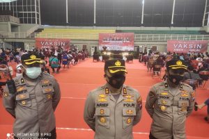 Polres Gresik Sukseskan Serbuan Vaksinasi Covid-19