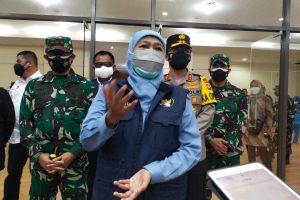 Forkopimda Jatim Cek Kesiapan RS Darurat Indoor di GBT Surabaya