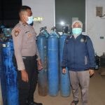 Demi Kemanusiaan, Polisi Bantu Distribusi Oksigen ke Rumah Sakit di Kabupaten Gresik