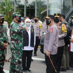Panglima TNI dan Kapolri Mengecek Vaksinasi serta Kegiatan PPKM Darurat di Jatim