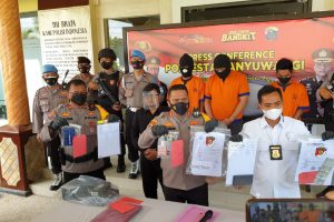 Polresta Banyuwangi Bongkar Pembuatan Tes Rapid Antigen Palsu