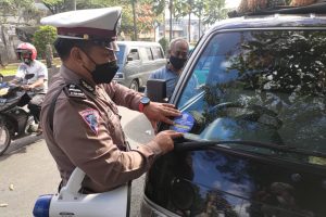 Polres Batu Gencar Sosialisasi Prokes di Tengah Penerapan PKM Level 1