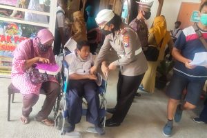 Kembali Polres Magetan Gelar Vaksinasi 2.160 Dosis Untuk Umum dan Penyandang Disabilitas