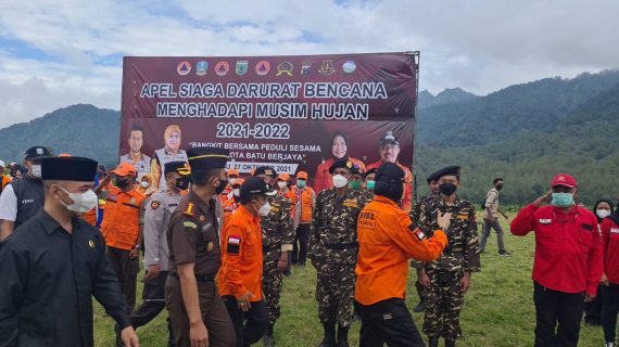 Antisipasi Kontijensi Bencana, Pemkot Batu Gelar Apel Siaga