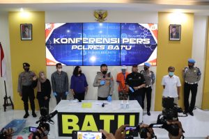 Polres Batu Amankan Pelaku Kekerasan Terhadap Anak Dibawah Umur