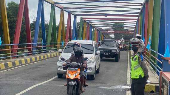 Satlantas Polres Batu Laksanakan Kegiatan Pengecekan dan Survey Lokasi Rawan Kecelakaan