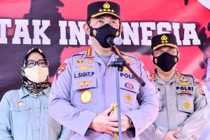 Akselerasi Vaksinasi Serentak Indonesia, Kapolri: Agar Laju Pengendalian Covid-19 saat Nataru Bisa Dijaga 
