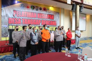 Kabid Dokkes Polda Jatim Selenggarakan Pelatihan Desa Tanggap Bencana