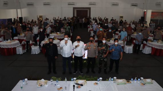 Polrestabes Surabaya Bersama Forkopimda Gandeng Elemen Masyarakat Untuk Ciptakan Surabaya Aman Pada Perayaan Nataru