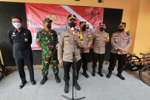 Polda Jatim Gelar Vaksinasi Lanjutan di Malang