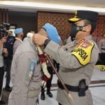 Kapolda Jatim Pimpin Upacara Penyambutan Personil Polda Jatim Satgas Garbha FPU 2 Minusca dan Satgas Garbha FPU 12 UNAMID /UN