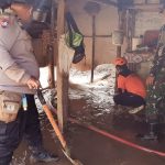 Polresta Banyuwangi dan Stake Holder  Gerak Cepat Bantu Warga Terdampak Banjir
