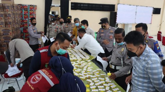 Cegah Penyalahgunaan Narkoba Pada Anggota Polri, Polres Magetan Gelar Tes Urine Dadakan