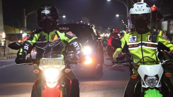 Jaga Suasana Kondusif di Bulan Puasa, Polres Nganjuk Gelar Patroli Ramadan Skala Besar