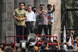 BEM SI SEBUT AKSINYA DAMAI DAN ASPIRASI TERSAMPAIKAN DENGAN BAIK