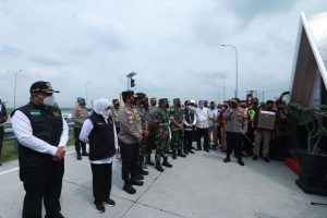 Forkopimda Jatim Pastikan Pos Pam dan Pos Yan di Rest Area Berjalan Lancar