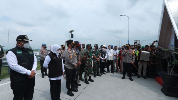 Forkopimda Jatim Pastikan Pos Pam dan Pos Yan di Rest Area Berjalan Lancar
