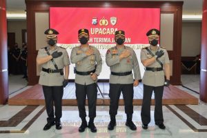 Kapolda Jatim Pimpin Upacara Sertijab Kapolresta Banyuwangi