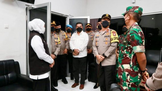 Malam Takbir, Forkopimda Jatim Bersama sama Cek Pos Pam dan Pos Yan