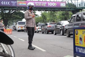Pastikan Lancar, Kapolres Batu Turun Pantau Situasi Arus Lalu Lintas