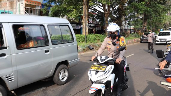 Rekayasa Arus Lalin Situasional,  AKBP Yogi Himbau Pemudik Aktif Update Info