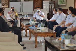 Audiensi HIPMI Jatim dengan Polda Jatim dalam Upaya Menghidupkan UMKM