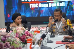 Polri Paparkan Pengamanan dan Penanganan Bencana 91 Command Center Bali ke Deputi Sekjen PBB