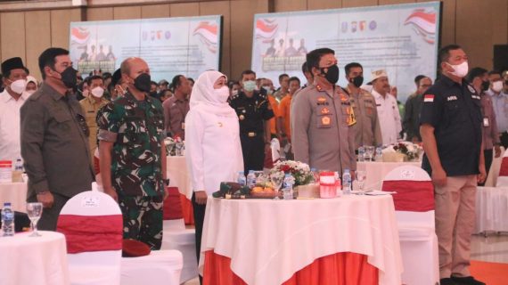 Forkopimda Jatim Bersama Stakeholder Terkait Deklarasikan Besuki Anti Narkoba dan Cinta NKRI di Jember