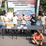 Polres Kediri Kota Berhasil Menggagalkan Peredaran Ribuan Liter Miras