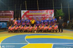 Meriahkan HUT Bhayangkara Ke 76, Gelar Turnamen Bola Voly “Kasembon Bhayangkara Cup 2022”