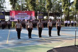 HUT Bhayangkara Ke-76, 60 Anggota Polres Batu Naik Pangkat