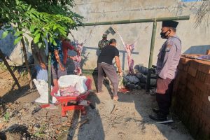 Antisipasi PMK, Polres Batu Amankan Semua Titik Tempat Penyembelihan Hewan Kurban