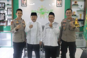 TINGKATKAN HARKAMTIBMAS, KAPOLRES BATU SILATURAHMI KE KETUA PC NU