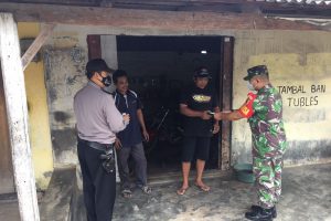 Putus Rantai Covid-19, Polsek Kasembon Polres Batu Giatkan Pamor Keris