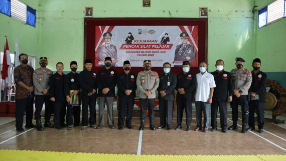 Polres Blitar Kota Gelar Lomba Pencak Silat Pelajar Kapolres Blitar Kota Cup
