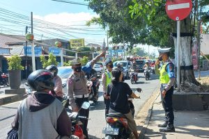 Minimalisir Pelanggaran, Satlantas Polres Batu Lakukan Patroli KTL