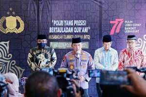 Anugerah MTQ Polri, Kapolri Berharap Terbentuknya SDM Unggul Berakhlak yang Diharapkan Masyarakat