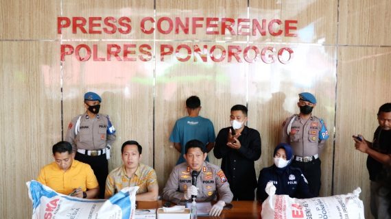 Polres Ponorogo Berhasil Mengungkap Kasus Penyelewengan Pupuk Bersubsidi