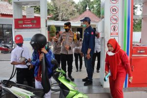 Gerak Cepat, Kapolres Batu Lakukan Pengecekan Stok BBM di SPBU Dadaprejo