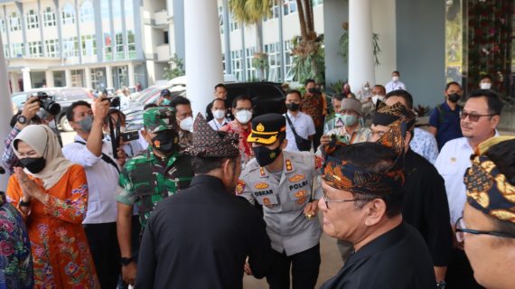 Kapolres Batu Sambut Kedatangan Mentan RI, Rembug KTNA 2022 di Kota Batu Resmi Dibuka