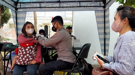 Mau Bepergian, Silahkan Suntik Booster dulu di ‘Gerai Vaksin Presisi’ Polres Batu