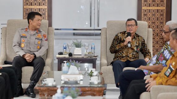 Kapolda Jatim Sambut Hangat Kunjungan Ketua Pengadilan Tinggi Surabaya