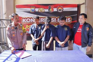 Polres Tanjung Perak Berhasil Menangkap Komplotan Curanmor yang Sempat Viral di Medsos