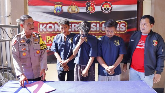 Polres Tanjung Perak Berhasil Menangkap Komplotan Curanmor yang Sempat Viral di Medsos