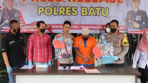 Polres Batu Tetapkan Tersangka  Pencabulan Terhadap Anak