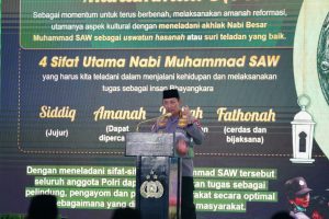 Peringati Maulid Nabi Muhammad SAW, Kapolri: Sinergitas Elemen Bangsa Wujudkan Persatuan
