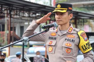 Kapolres Batu Pimpin Apel Kesiapan Pengamanan Natal