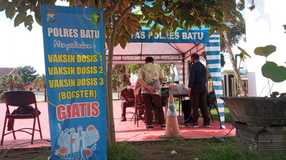Vaksinasi Polres Batu