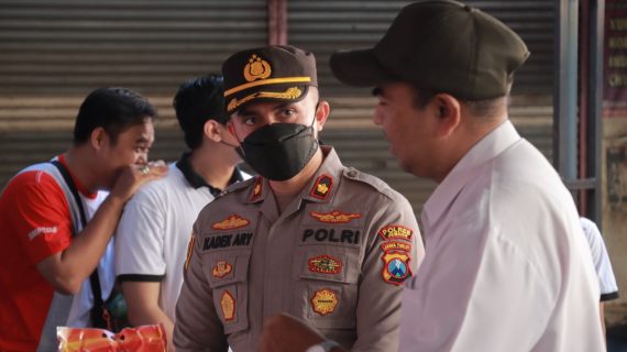 Jelang Nataru , Polres Bersama Pemkab Jember Lakukan Pemantauan Pasar Tradisional